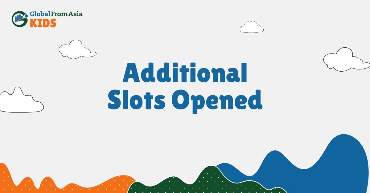 Additional slots opened for the GFA Kids Pilot Program